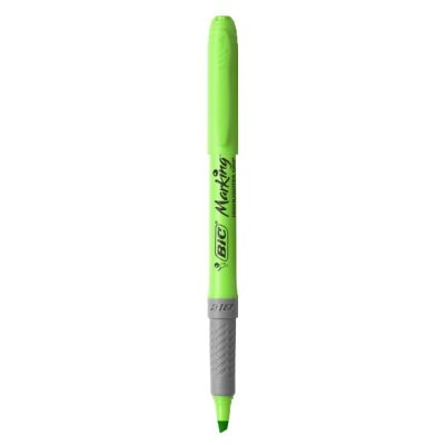 Bic Marker Highlighter Grip Verde set 12 buc