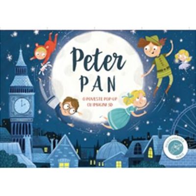 O poveste pop-up cu imagini 3D.Peter Pan