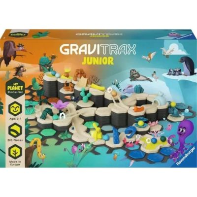 Joc de constructie pentru copii de la 3 ani Set de baza Planeta Gravitrax Junior My Planet