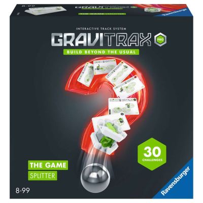 Joc de constructie set de baza cu 44 piese si 30 de provocari incluse Gravitrax PRO The Game Splitter