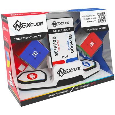 Set Competitional cu 2 cuburi 3x3 si un timer speedcubing inclus Moyu Nexcube