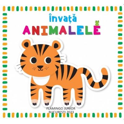 Invata animalele - Carte puzzle cu 15 piese