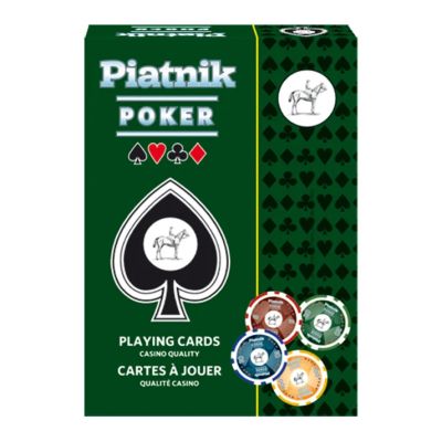 Carti de joc Poker spate albastru Piatnik