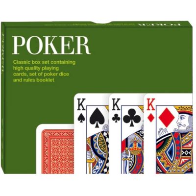 Set carti de joc si zaruri Poker Piatnik