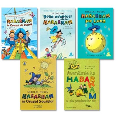 Colectia completa Aventurile lui Habarnam Nikolai Nosov I. P. Nosov - Set 5 volume
