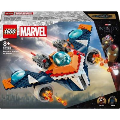 LEGO Marvel Super Heroes. Avionul de lupta al lui Rocket vs Ronan 76278 290 piese