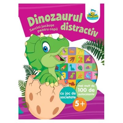 Dinozaurul distractiv. Sarcini jucause pentru copii