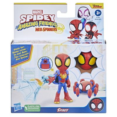 Set figurina Spidey 10 cm si accesorii Spidey Prietenii extraordinari