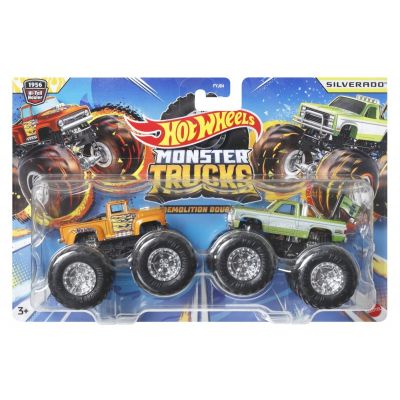 Monster Truck Set 2 masini scara 1 64 Hi-Tail Hauler si Silverado