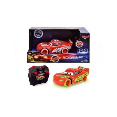 Masinuta RC Fulger McQueen Glow Racer scara 1 32