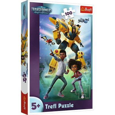 Puzzle 100 Transformers. Echipa magnifica Trefl