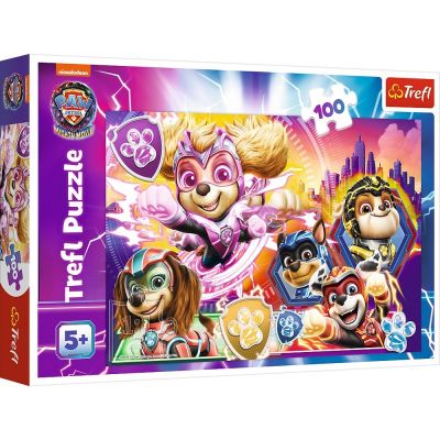 Puzzle 100 Trolls Minunata lume a trolilor Trefl