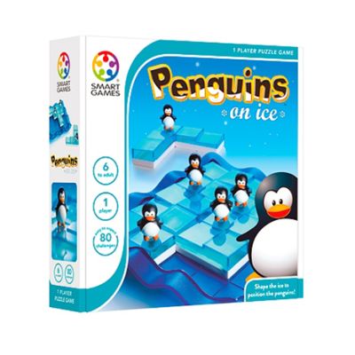 Joc de logica Penguins on ice cu 100 de provocari editie internationala