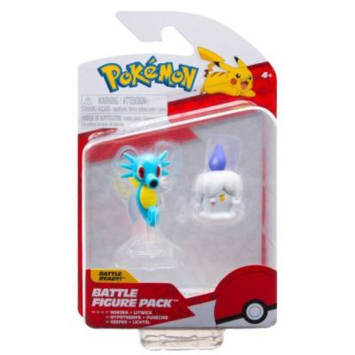 Set 2 figurine de actiune 5cm Pokemon S15 Litwick amp Horsea