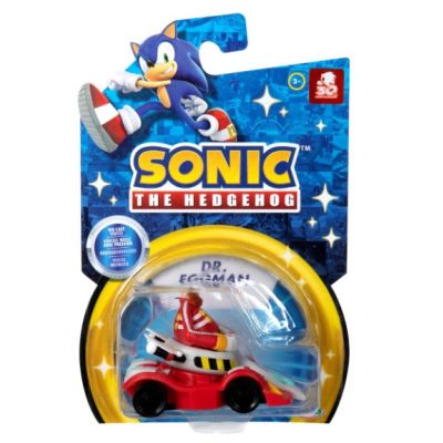 Figurina cu masinuta din metal 6cm Nintendo Sonic 30 de ani editie aniversara Dr Eggman