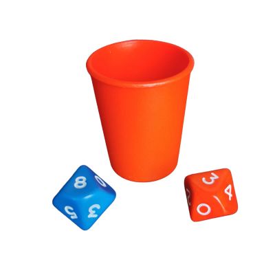 Set zaruri speciale pentru ales numerele de jucat la LOTO si cupa pentru zaruri