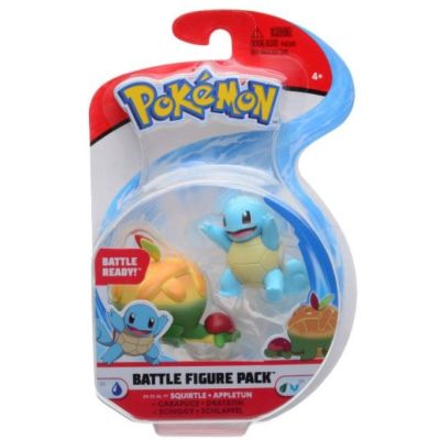 Set 2 figurine de actiune Pokemon S9 Squirtle amp Appletun