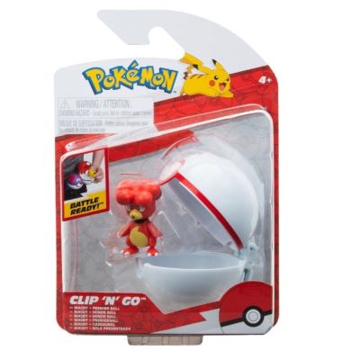 Set 2 figurine Clip n Go Pokemon S15 Magby amp Premier Ball