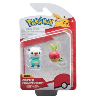 Set 2 figurine de actiune Pokemon S14 Applin amp Oshawott