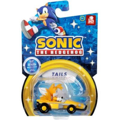 Figurina cu masinuta din metal 6cm Nintendo Sonic 30 de ani editie aniversara Tails