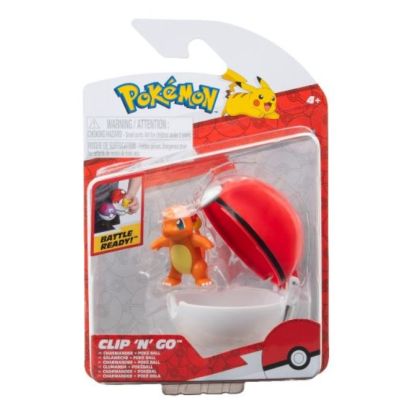 Set 2 figurine Clip n Go Pokemon S15 Charmander 4 amp Poke Ball