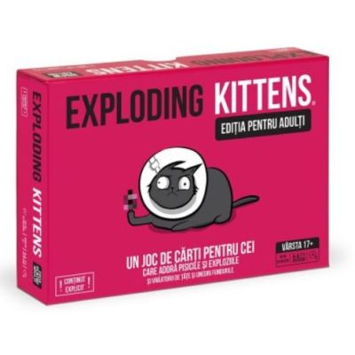 Joc de societate Exploding Kittens editia pentru adulti limba romana