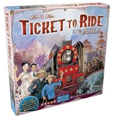 Joc de societate Ticket to Ride extensie Map Collection Asia limba engleza