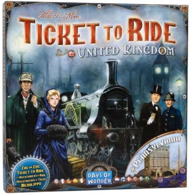 Joc de societate Ticket to Ride extensie Collection UK/Pennsylvania limba engleza