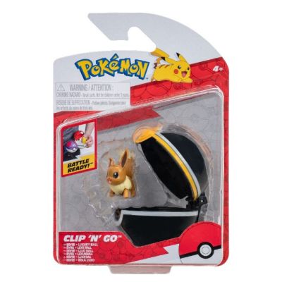 Set 2 figurine Clip n Go Pokemon S13 Eevee 3 amp Luxury Ball