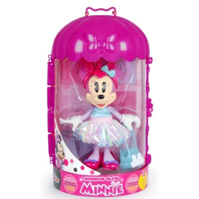 Papusa Minnie cu accesorii Disney Rainbow glow