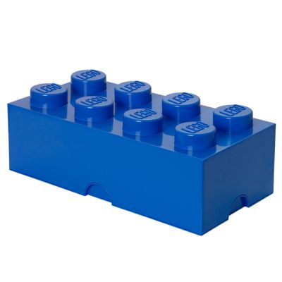 Cutie depozitare LEGO 2x4 albastru inchis 40041731