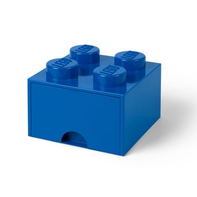 Cutie depozitare LEGO 2x2 cu sertar albastru 40051731