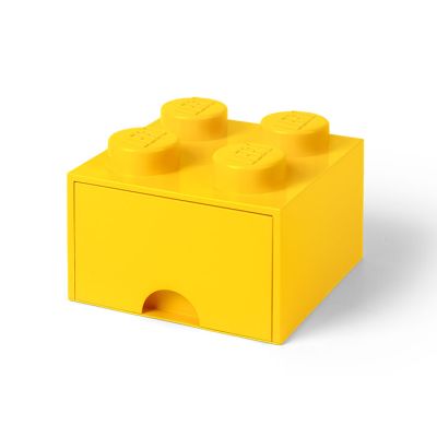 Cutie depozitare LEGO 2x2 cu sertar galben 40051732