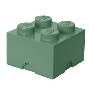 Cutie depozitare LEGO 2x2 verde nisip 40031747