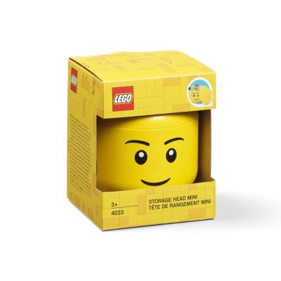 Mini cutie depozitare cap minifigurina LEGO baiat 40331724