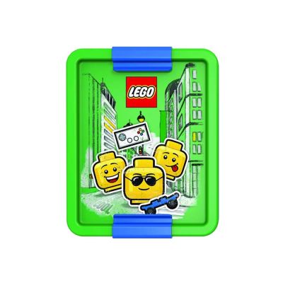 Cutie pentru sandwich LEGO Iconic verde-albastru 40521724