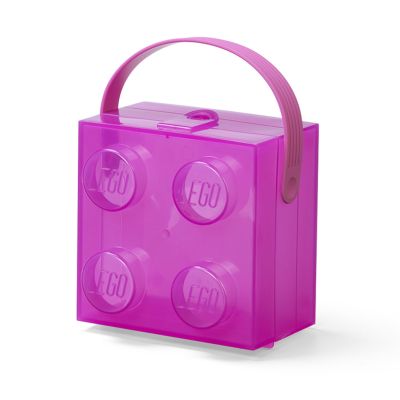 Cutie LEGO 2x2 violet transparent 40240009