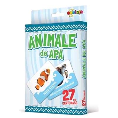 27 de cartonase. Animale de apa