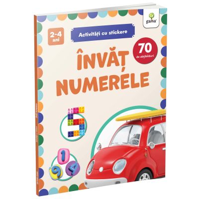 Invat numerele. Activitati cu stickere