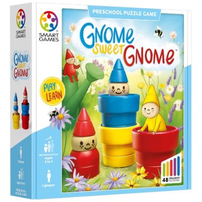 Joc de logica Gnome sweet Gnome cu 48 de provocari limba romana