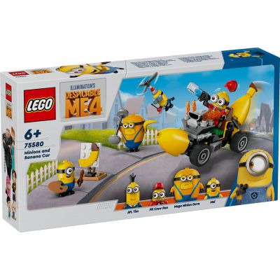 LEGO Minions. Minionii si masina-banana 75580 136 piese