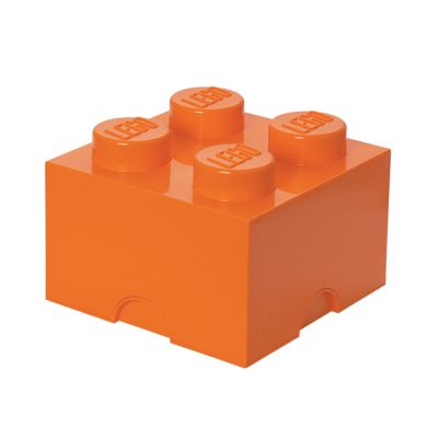 Cutie depozitare LEGO 2x2 portocaliu 40031760
