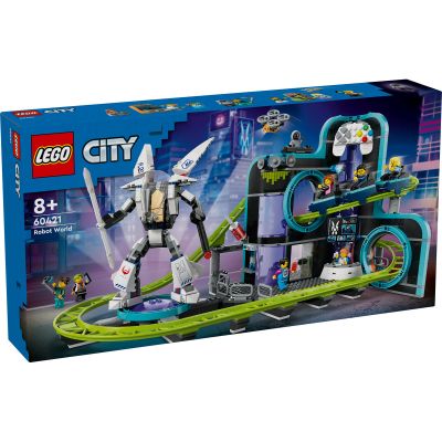 LEGO City. Parc cu roller-coaster Lumea Robotilor 60421 986 piese