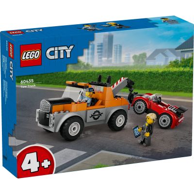 LEGO City. Camioneta de tractare si masina sport 60435 101 piese