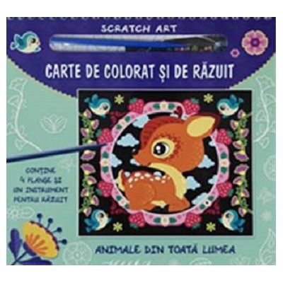 Carte de colorat si de razuit. Animale din toata lumea