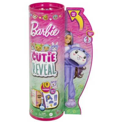 Papusa cu costum de iepuras-urs koala Barbie Color Reveal