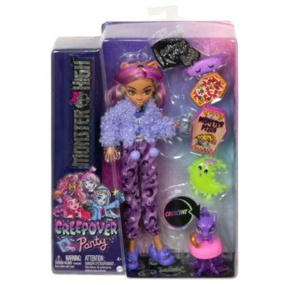 Papusa creepover party Clawdeen Monster High