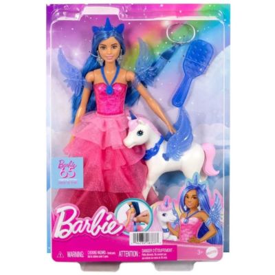 Papusa Barbie cu unicorn Barbie