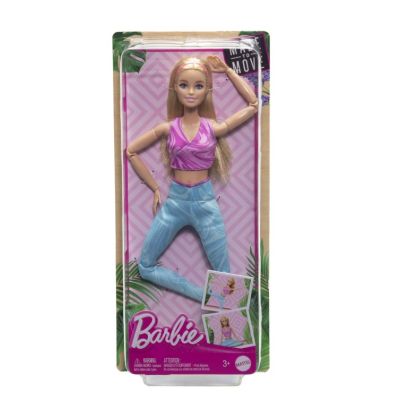 Papusa made to move blonda cu top mov Barbie