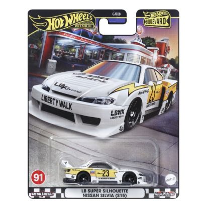 Masinuta metalica LB Super Silhouette Nissan Silvia scara 1 64 Hot Wheels Premium Boulevard